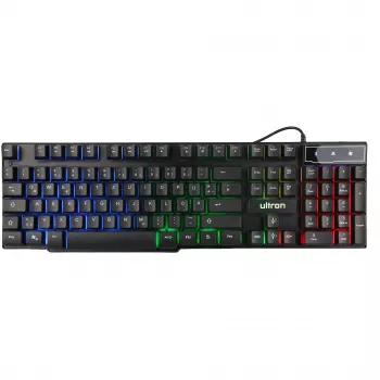 Gaming set Ultron HAWK klávesnica myš QWERTZ nemecká čierna červená biela