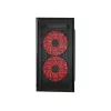 GEMBIRD CCC-FORNAX-950R herný dizajn PC skriňa 3 x 12 cm ventilátory červené