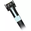 Kábel ICY DOCK MB414L-B MCIO 4i SFF-TA-1016 na MCIO 4i SFF-TA-1016, 0,5 m