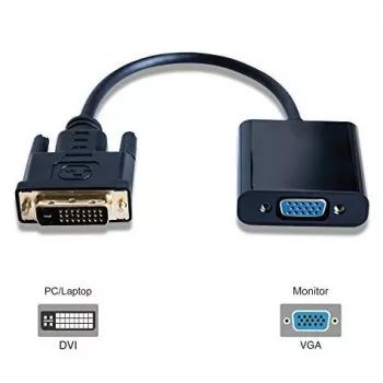 Microconnect DVIDVGA video kábel adaptér 0,25 m DVI-D VGA (D-Sub) čierny