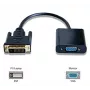 Microconnect DVIDVGA video kábel adaptér 0,25 m DVI-D VGA (D-Sub) čierny