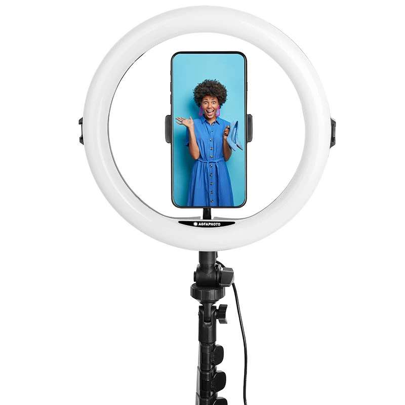Agfa Arl11xl Ring Light LED Ring 11 palcov + statív + diaľkový ovládač