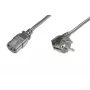 Napájací kábel Digitus AK-440100-018-S 1,8 m CEE7/7 na IEC C13