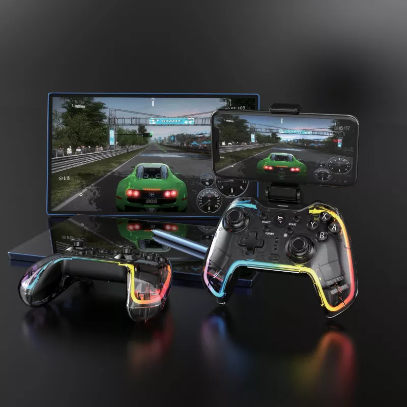 Herný ovládač White Shark GPW-8040 RGB Wireless Bluetooth, model PRAETORIAN
