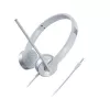 Lenovo 100 stereo analógový headset kancelária/call centrum strieborná