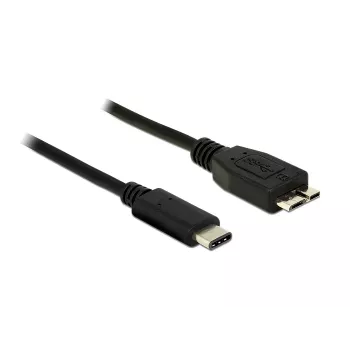 USB kábel DeLOCK 1 m USB 3.1 USB 3.2 Gen 2 USB C Micro-USB B čierny