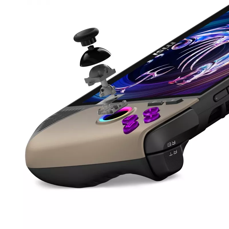 MSI Claw 8 AI+ A2VM-037PL prenosná herná konzola 20,3 cm (8 inch) 1 TB dotyková obrazovka Wi‑Fi béžová