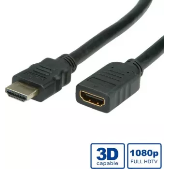 HDMI High Speed kábel + Ethernet VALUE 5 m