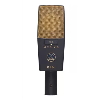AKG C414 XLII mikrofón zlatý, sivý pódiový/predvádzací mikrofón