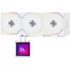 All-in-One kvapalinový CPU chladič lian li HydroShift II LCD-S 360mm s RGB a LCD displejom