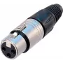 Neutrik NTR-NC5FX - -30 - 80 °C - čierna - strieborná - UL - UL 94 HB - IEC 61076-2-103 - IP 40, IEC 68-2-20 (NC5FX)
