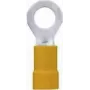 LappKabel kruhový káblový konektor prierez (max.)=6 mm² čiastočne izolovaný žltý 63104370 50 ks (63104370)
