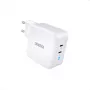 Napájací adaptér CHOETECH Charger GaN 2x USB-C 100W PD, model PD6008