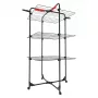 Nástenný sušiak na bielizeň VILEDA Mixer 3 Ultimate — oceľ, 30 m sušiacej plochy, skladací, kolieska, 131×93×71 cm