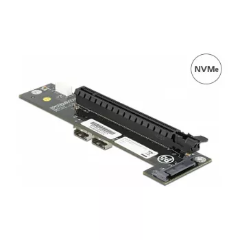 Konvertor 2 x SFF-8654 na PCIe x16 bifurkácia DeLOCK 64148