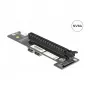 Konvertor 2 x SFF-8654 na PCIe x16 bifurkácia DeLOCK 64148