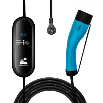 Akyga AK-EC-19 Nabíjačka pre elektromobily typ 2 LCD 1-fázová 16A 3,8kW 5m