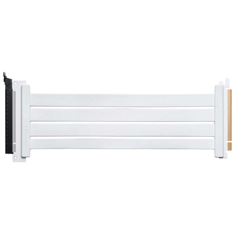 PHANTEKS PCI-E 4.0 x16 Riser plochý kábel, 180 stupňov, 30 cm - biela