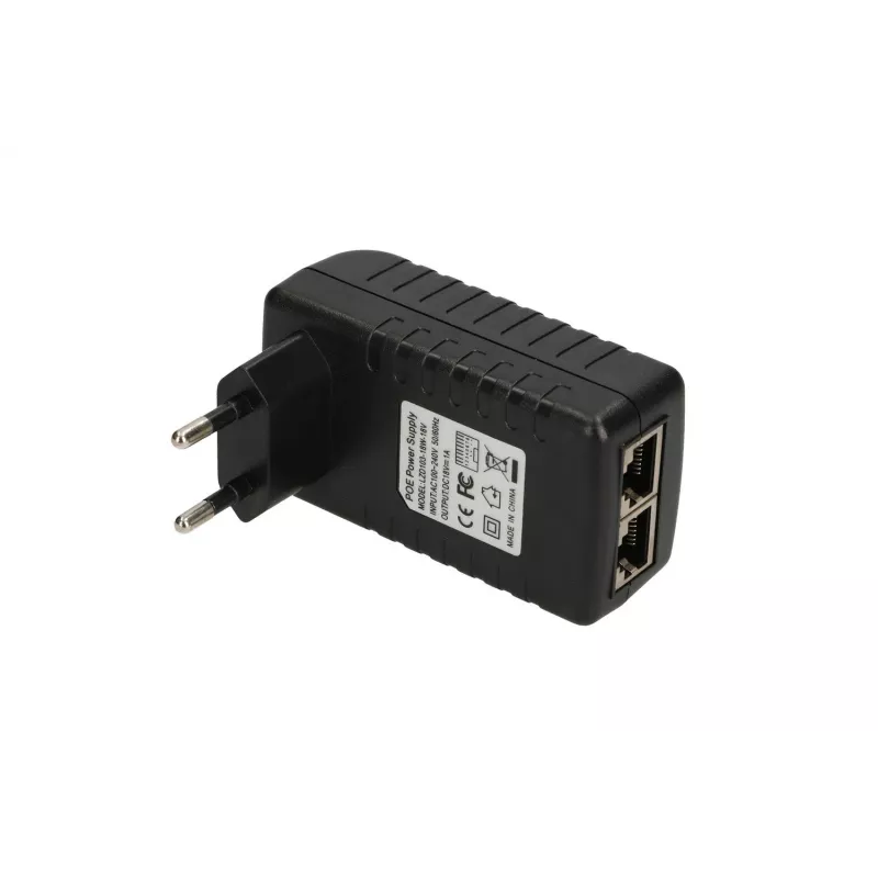 PoE adaptér Extralink POE-18-18W 18V 1A 18W nástenný konektor