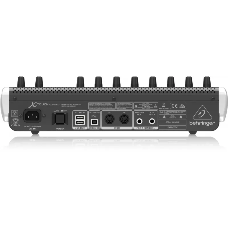 Behringer X-TOUCH COMPACT MIDI klávesnica USB čierna