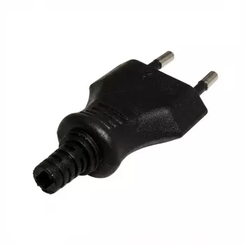 Elektrický sieťový konektor samec Bachmann 900.002 čierny 2P