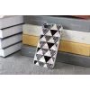 Ochranné puzdro iKins pre Apple iPhone 8/7 – biely pyramídový dizajn