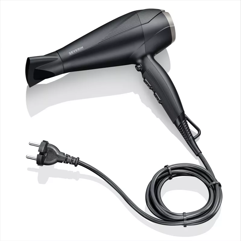 Severin HT 0167 fén na vlasy, 2300 W, čierny/strieborný