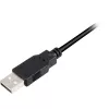 USB 2.0 kábel, USB-A konektor samec > Micro-USB konektor samec (čierny, 2,0 metre)