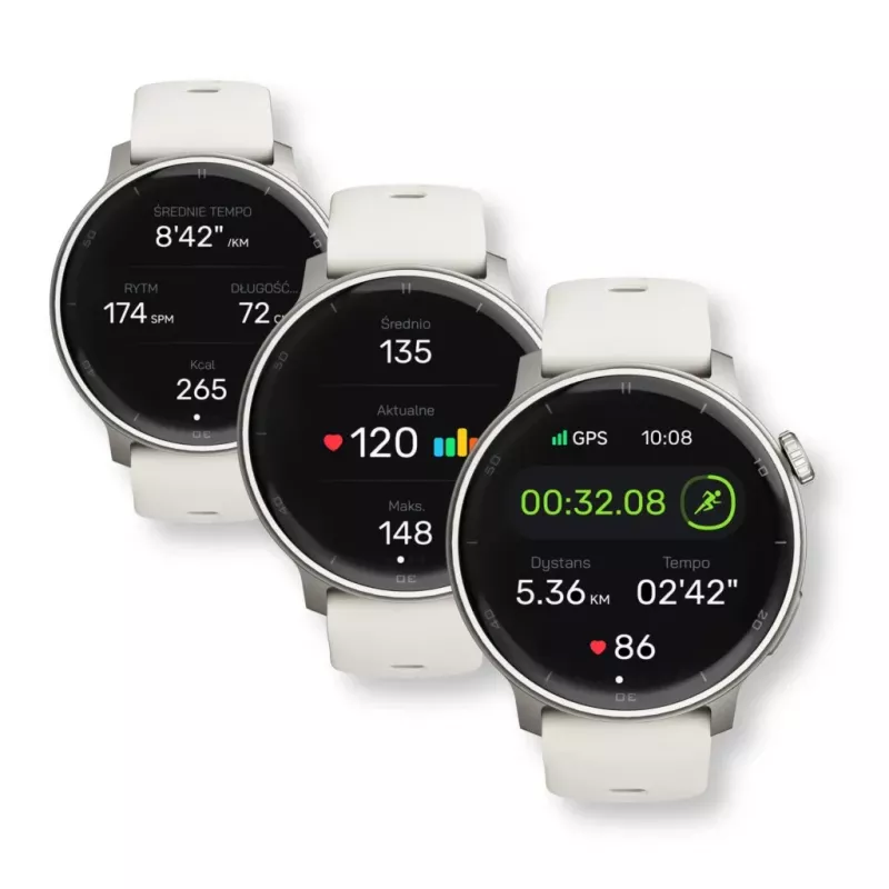 Smartwatch Stelio Activ GPS 46 mm strieborná STSWA101SR, GPS, 46 mm puzdro