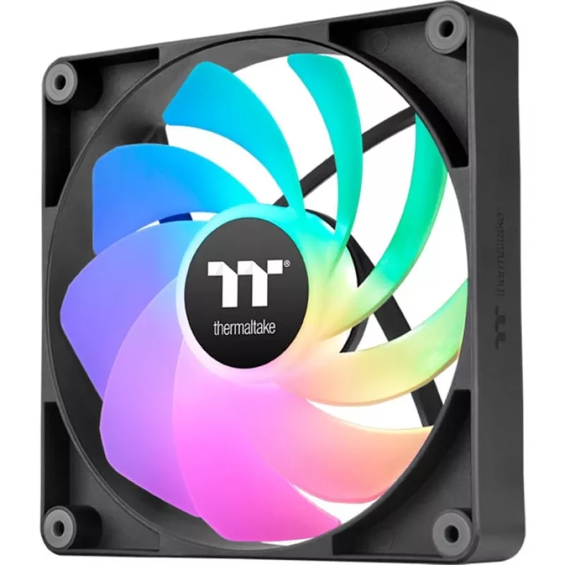 Thermaltake CT120 Reverse ARGB 120mm skriňový ventilátor, balenie 2 ks, čierny