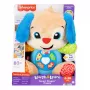 Interaktívna vzdelávacia hračka MATTEL Fisher-Price Šteniatko smiech a učenie JFD27 – svetlá, zvuky, tlačidlá pre rané učenie