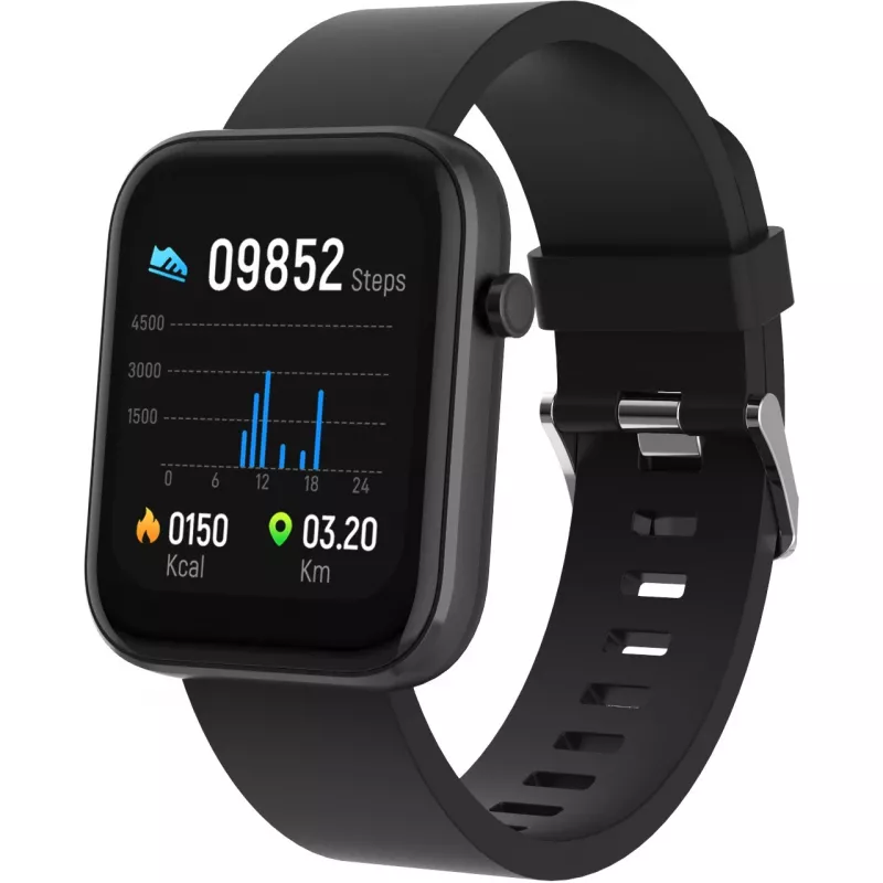 DENVER SW-182 - smartwatch s náramkom - 4,3 cm (1,7 inch) displej - Bluetooth - čierny (116111000580)
