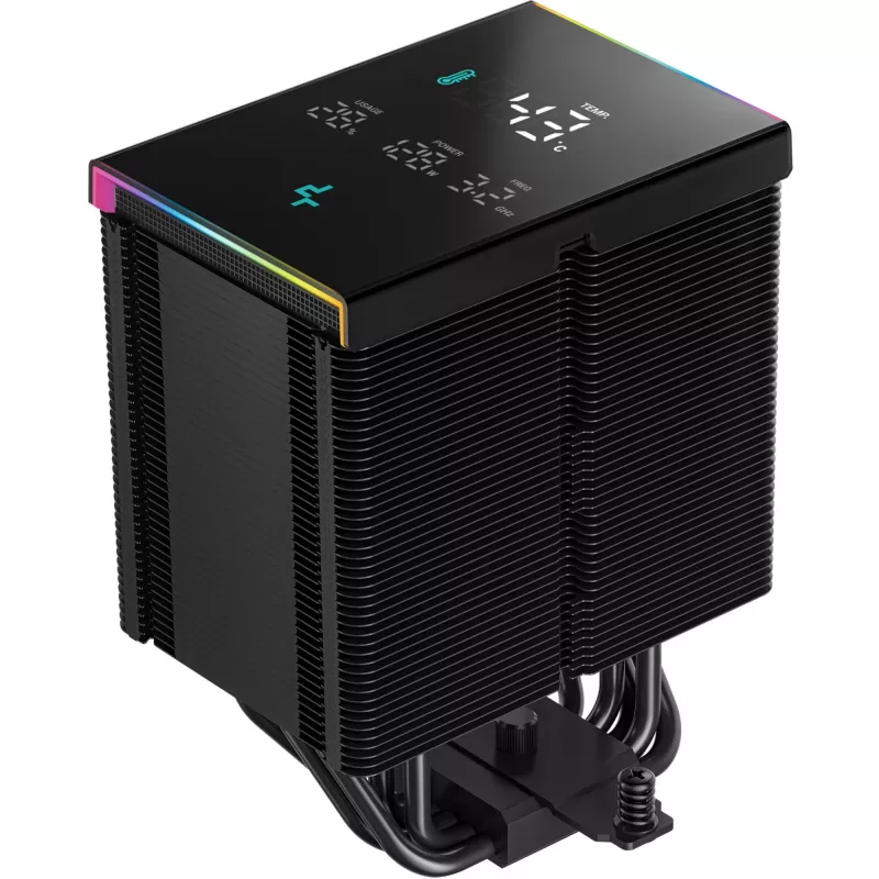 Vzduchový chladič DeepCool AK500 Digital Pro 12 cm čierny Fluid-Dynamic ložisko
