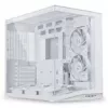 Počítačová skriňa Lian Li PC skriňa O11 Dynamic Mini V2 Flow biela