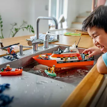 Blocks City 60504 Záchranný čln a vrtuľník pobrežnej stráže