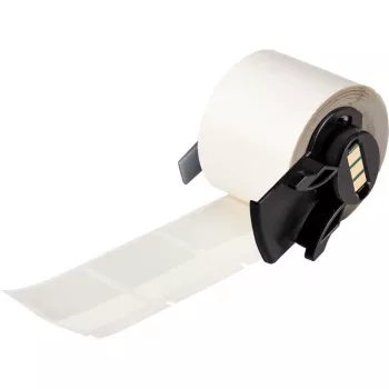 Brady, M6-32-427, vinyl, samolaminovací, biela/transparentná, matná, 38,10 x 12,70 (38,10) mm, pre priemer kábla 4,00 - 8,10 mm, permanentná (250 ks) (174283)