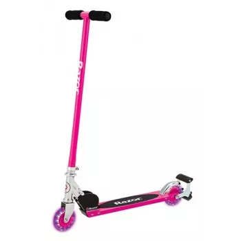Klasická kolobežka Razor S Spark Sport pre deti, skladacia, oceľový rám a podložka, 2 kolesá, výška 825 mm, max. zaťaženie 100 kg, čierna/ružová