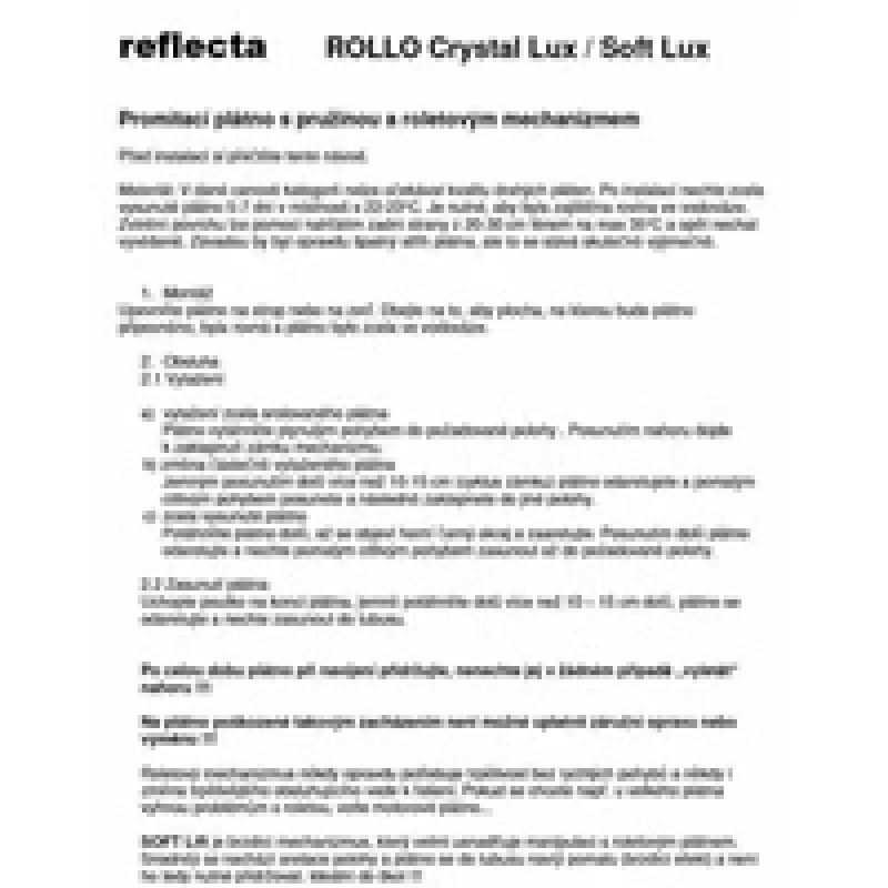 Projekčné plátno Reflecta CrystalLine rolovacie 176x176 cm