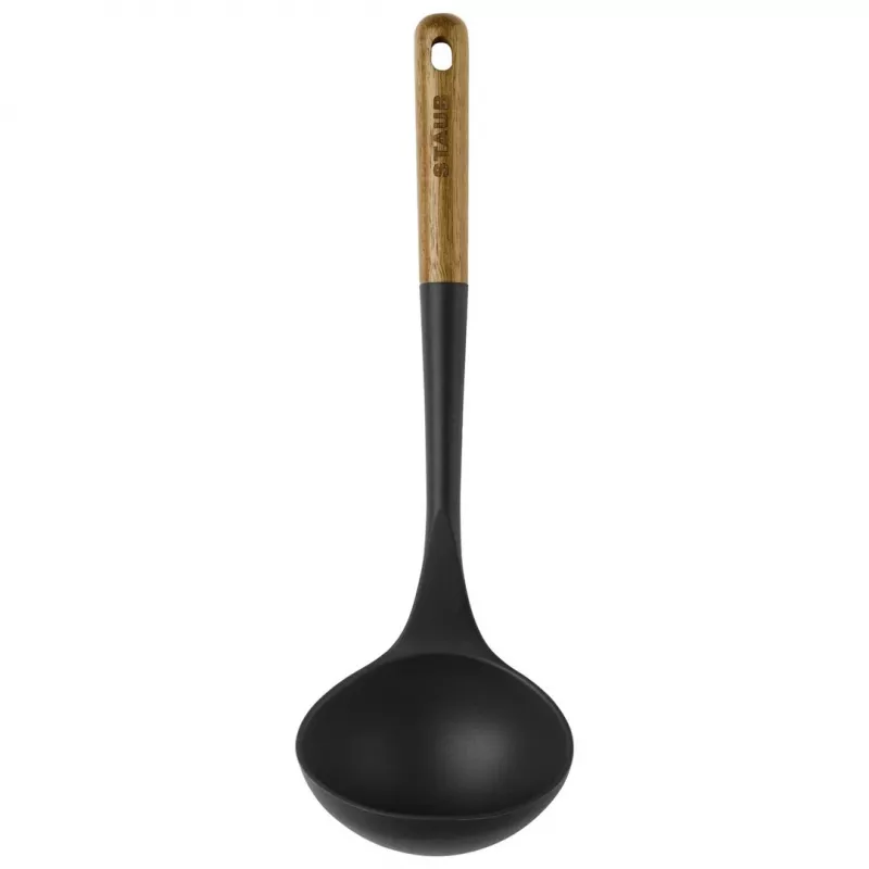 Naberačka na prach - 31 cm, hnedo-čierna