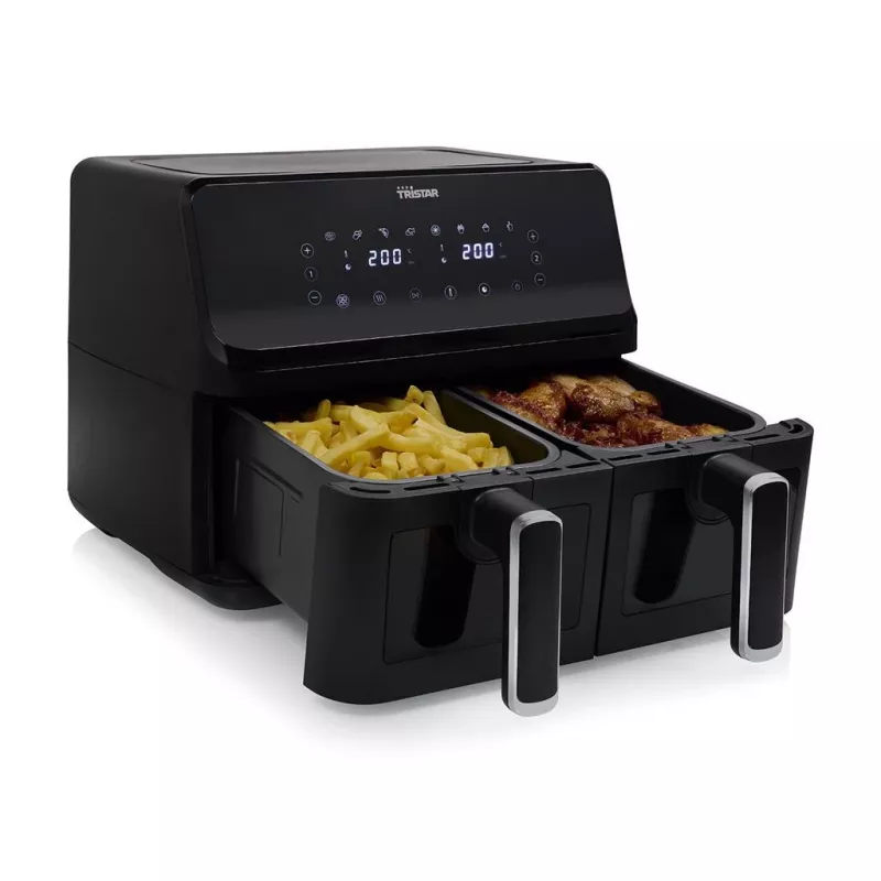 Fritéza na vzduch Tristar FR-9040 8 l 2700 W Double čierna
