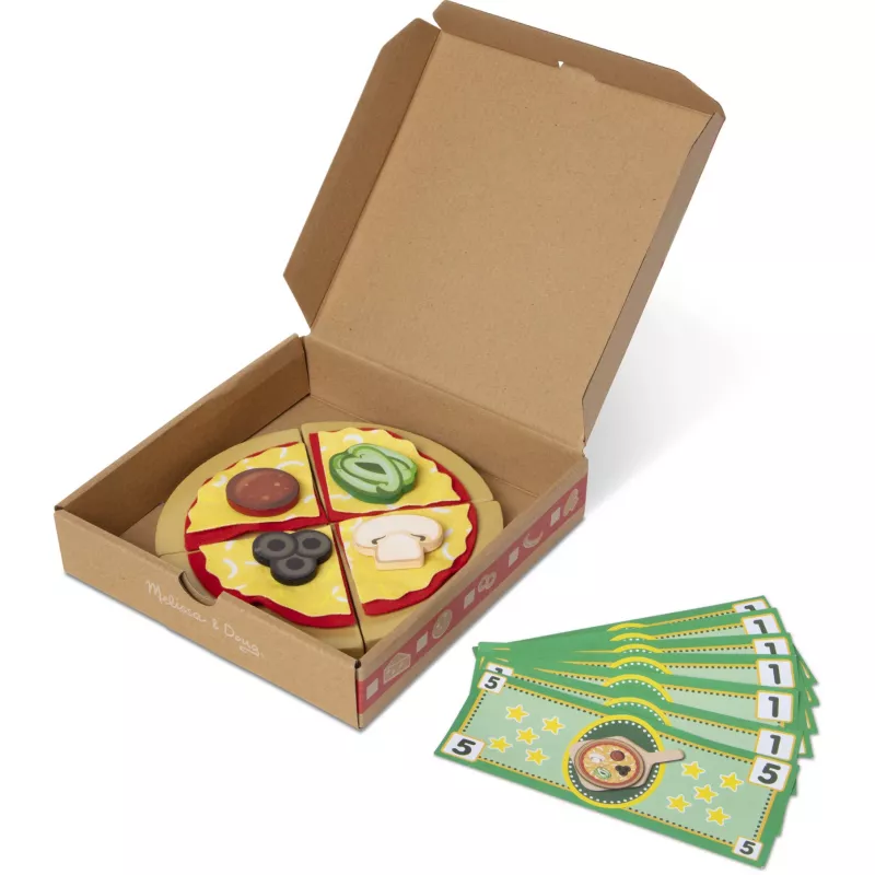 Melissa & Doug Top & Bake Pizza Counter Drevená herná súprava
