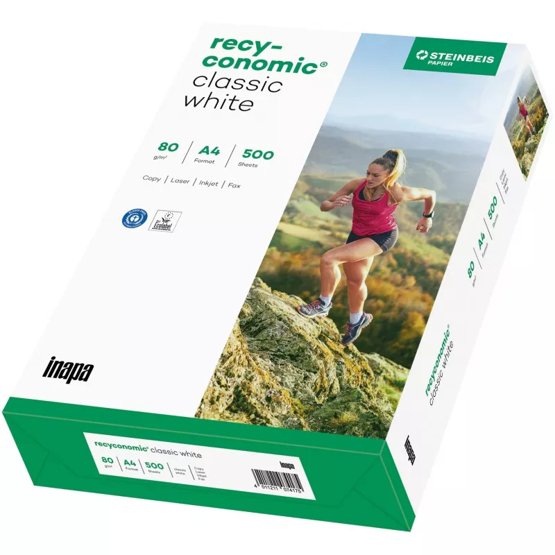 Recyconomic Classic biela A4, papier DIN A4 (500 listov), 80 g/m²