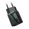 Baseus Super Si rýchla nabíjačka 1C 20W s USB-C káblom pre Lightning 1m (čierna)