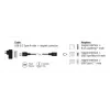 USB kábel DeLOCK 88165 1 m USB A čierny