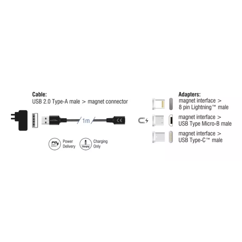 USB kábel DeLOCK 88165 1 m USB A čierny