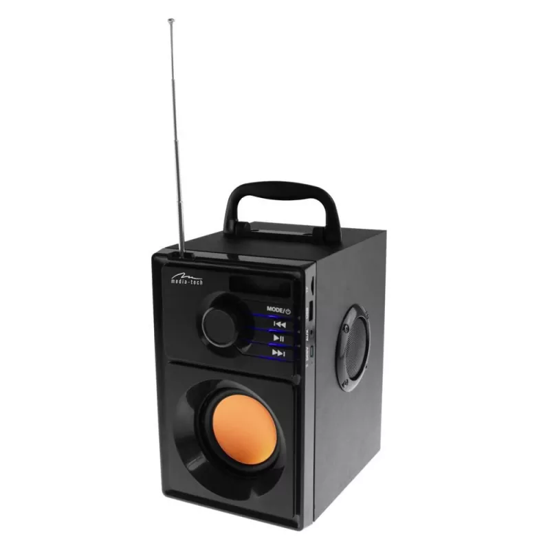 Media-Tech BOOMBOX BT 15 W stereo prenosný reproduktor čierny