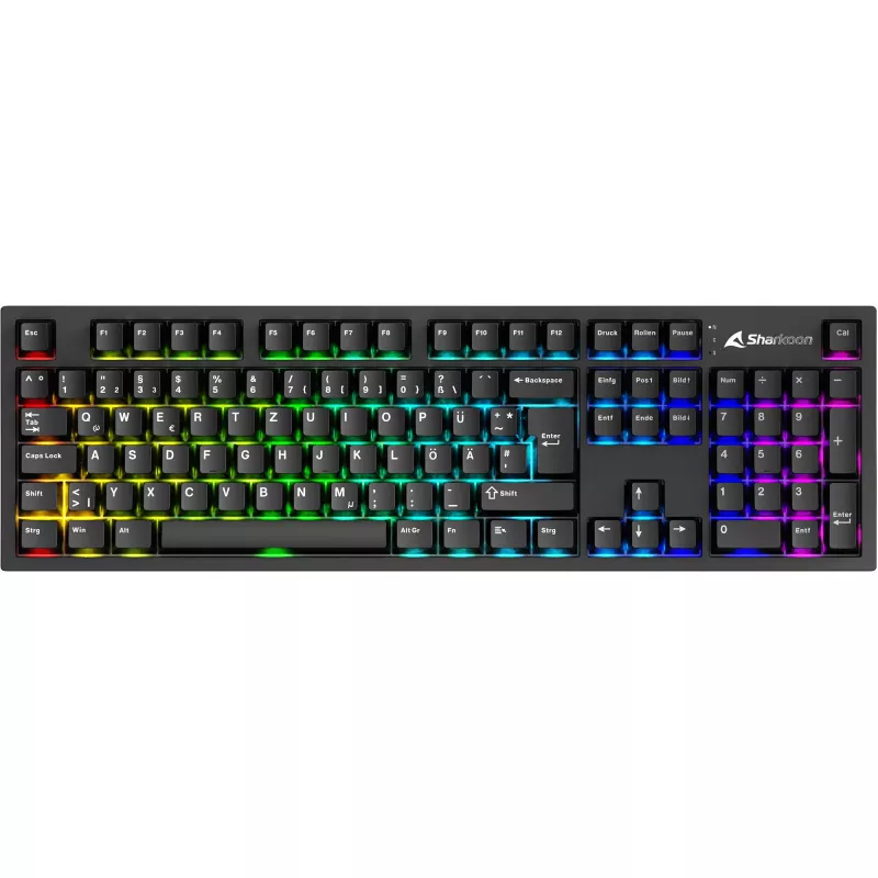 Sharkoon OfficePal KB70W Mech mechanická klávesnica, Linear Silent, rozloženie DE