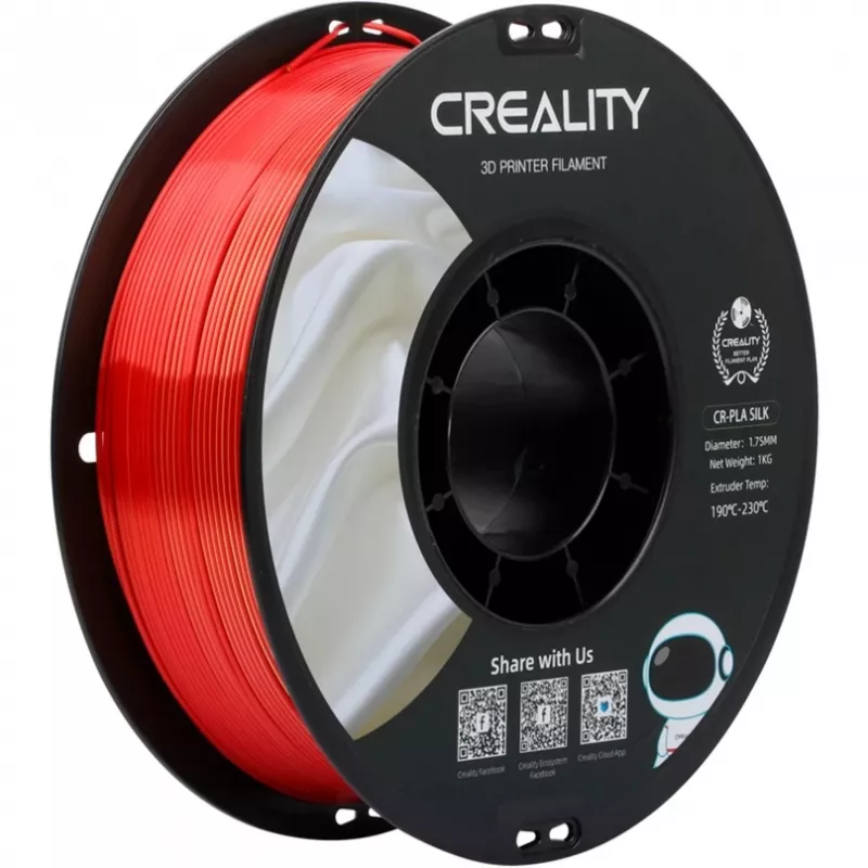 Creality CR-Silk PLA filament, 1,75 mm, 1 kg, zlatý/červený