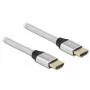 HDMI kábel DeLOCK Ultra High Speed 48 Gbps 8K 60 Hz strieborný 3 m