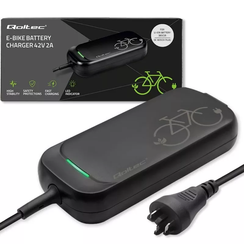 Nabíjačka QOLTEC pre e-bike Bosch 50762 36V/42V 2A